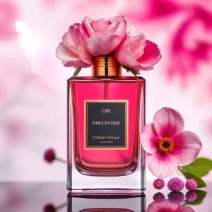 Luxury unisex perfume bottle with floral top notes