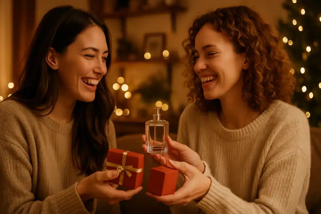 Giving perfume as a cherished and memorable gift"