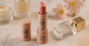 Saie Lip Blur Surreal - long-lasting designer lipstick in soft matte finish
